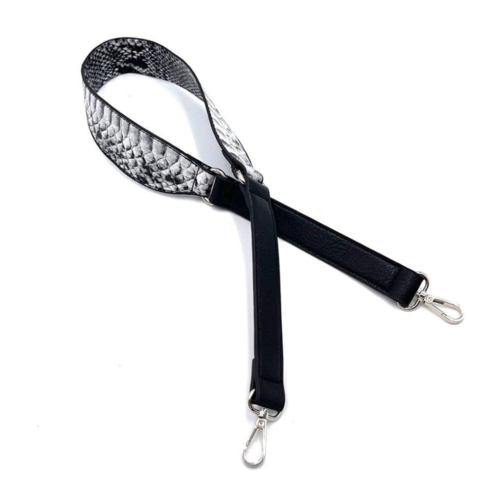 Faux leather animal print handbag strap only strap
